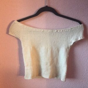 Brandy Melville Textured, Off shoulder top